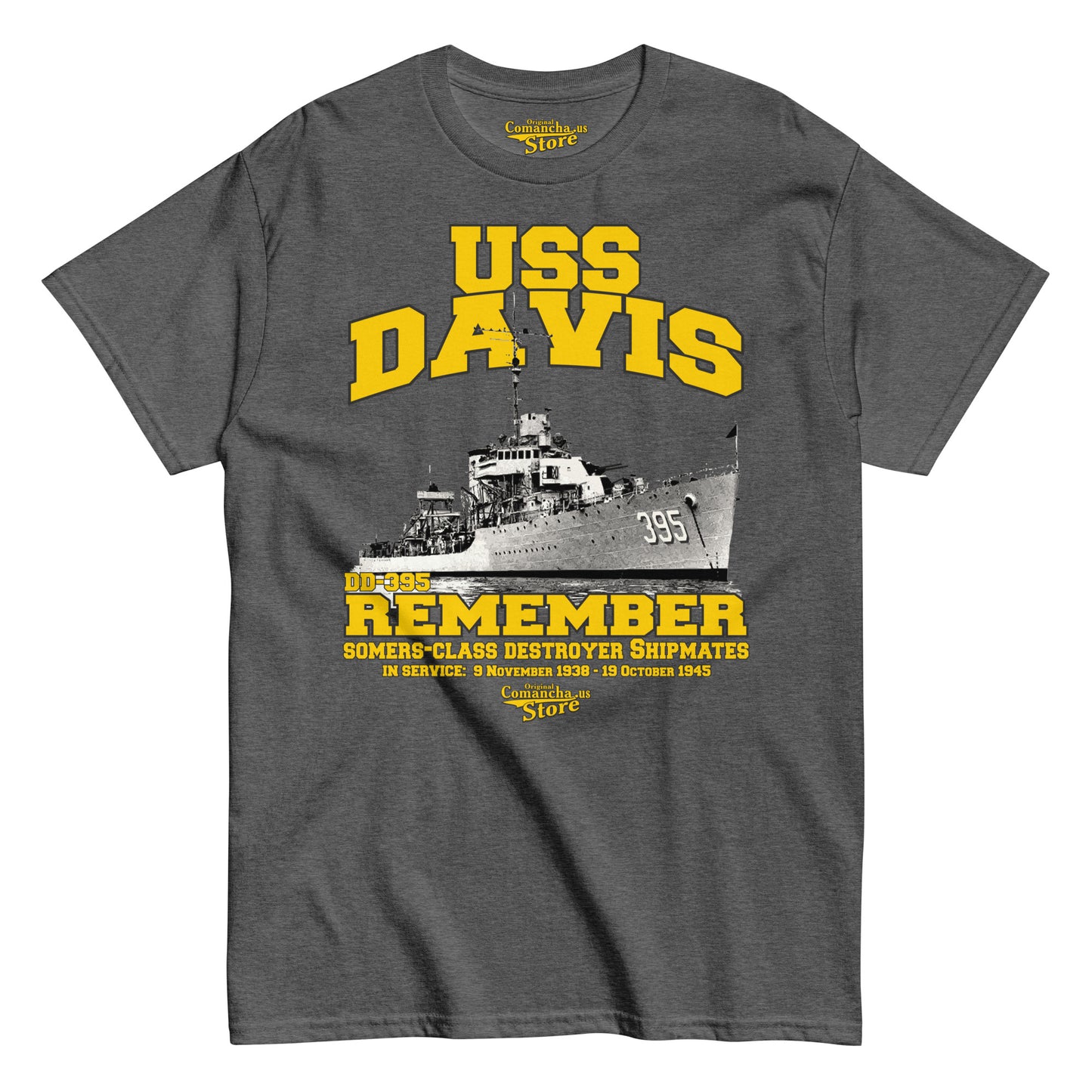 USS Davis DD-395 Destroyer tee