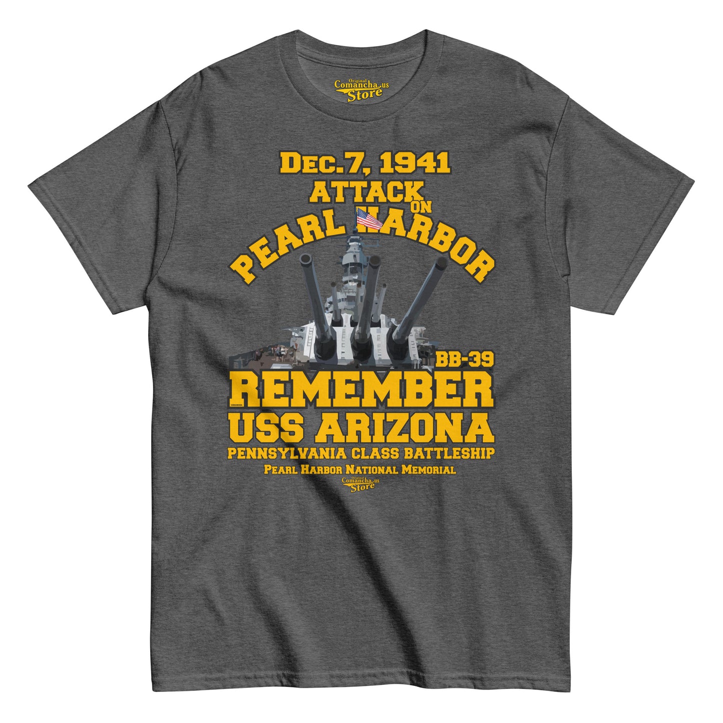 USS Arizona BB-39 Battleship T-shirt,