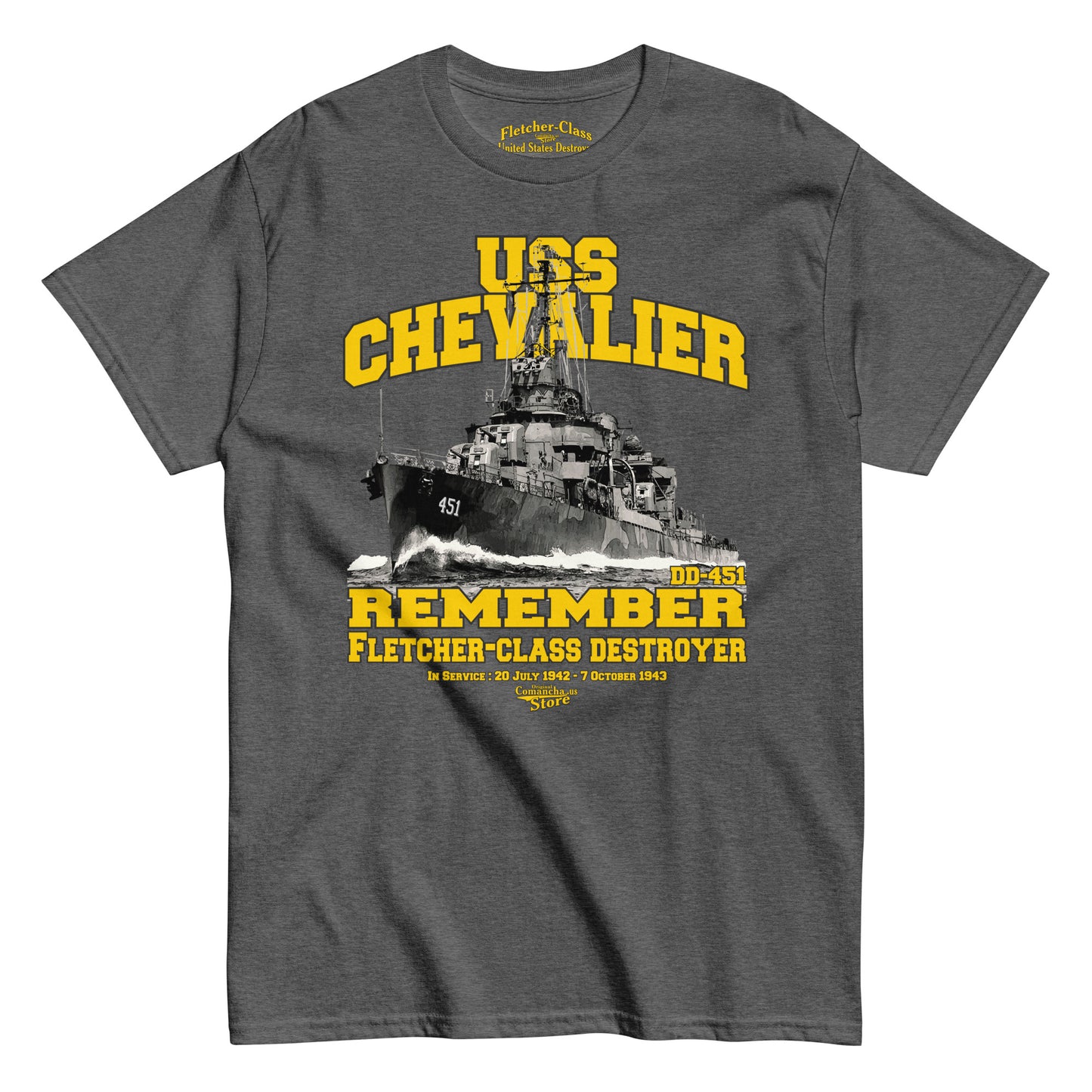 USS Chevalier DD-451 t-shirt