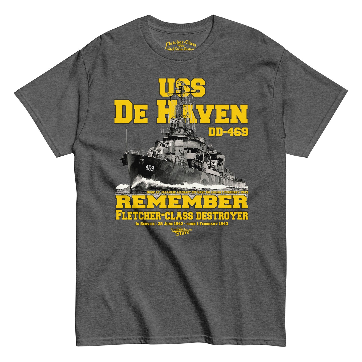 USS De Haven DD-469 t-shirt