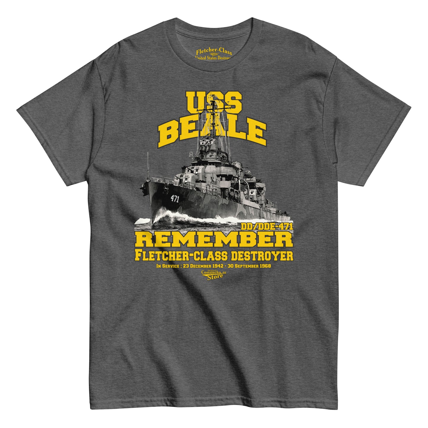 USS Beale DD/DDE-471 destroyer t-shirt