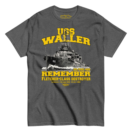 USS Waller DD/DDE-466 t-shirt