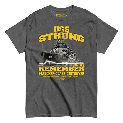 USS Strong DD-467 t-shirt