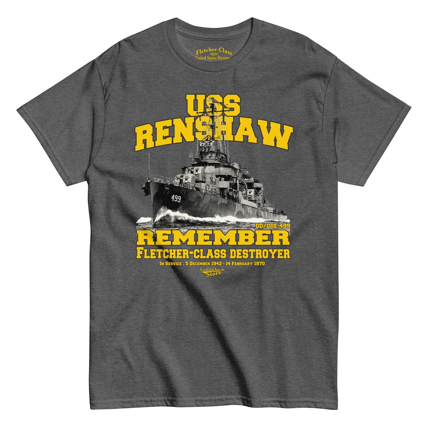 USS Renshaw DD/DDE-499 t-shirt