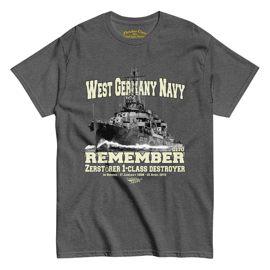 D-170 Zerstörer 1-class destroyer t-shirt