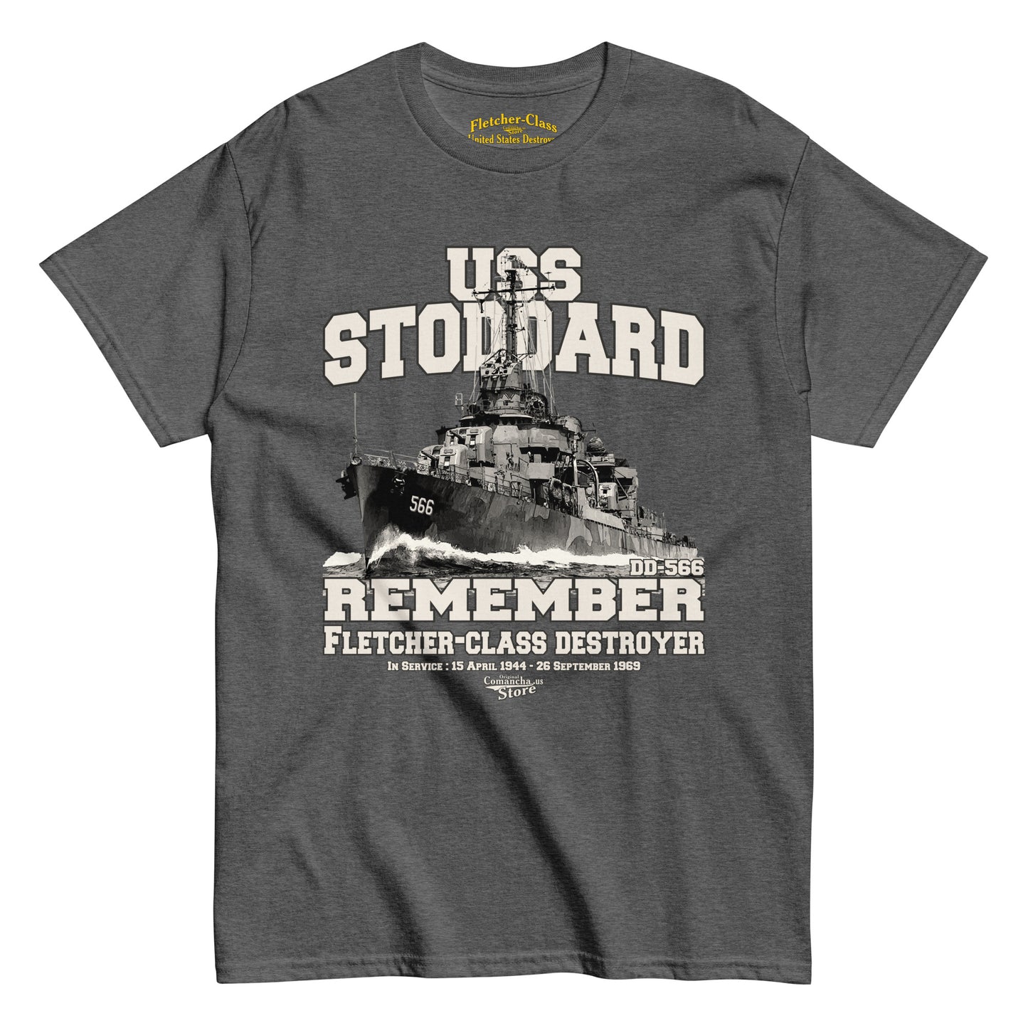 USS Stoddard DD-566 destroyer t-shirt