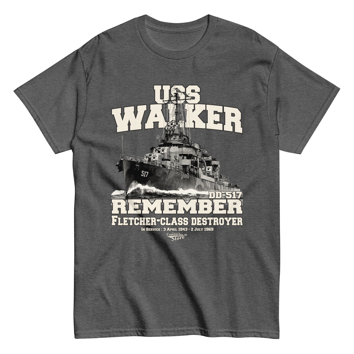 USS Walker DD-517 t-shirt