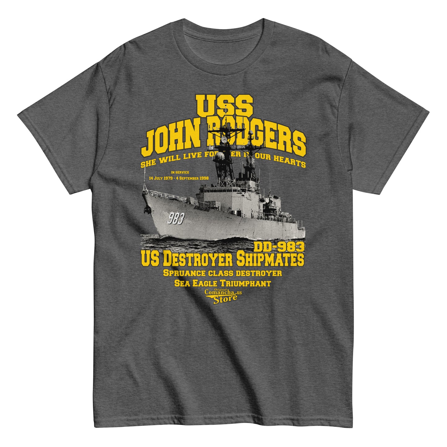 USS John Rodgers DD-983 t-shirt