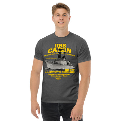 USS Caron DD-970 shipmates t-shirt