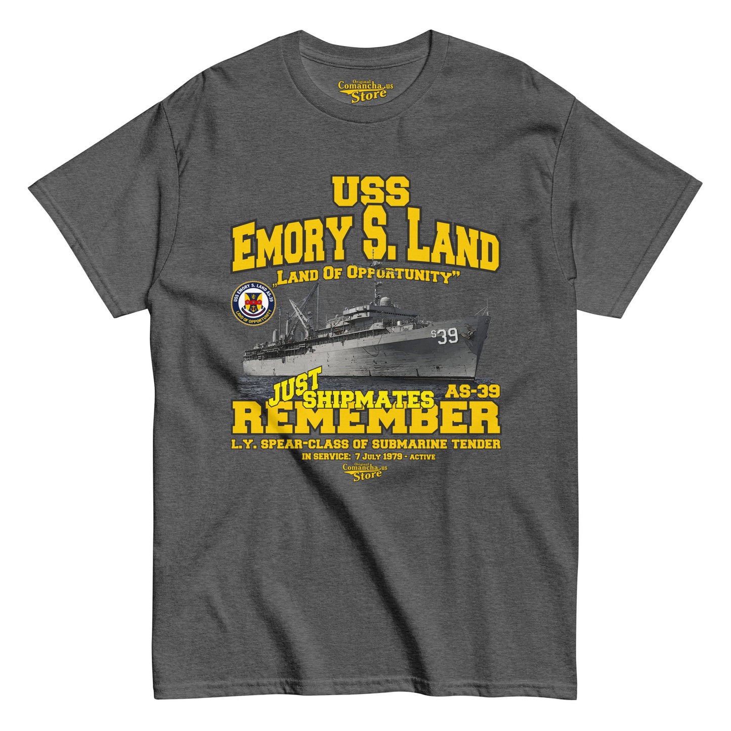 USS Emory S. Land AS-39 tee