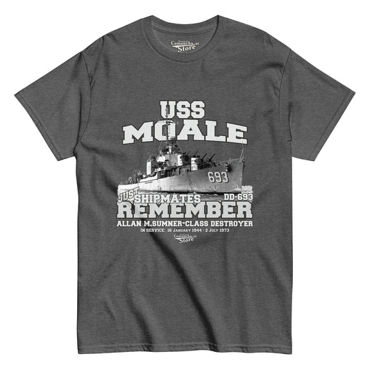 USS Moale DD-693 Destroyer t-shirt