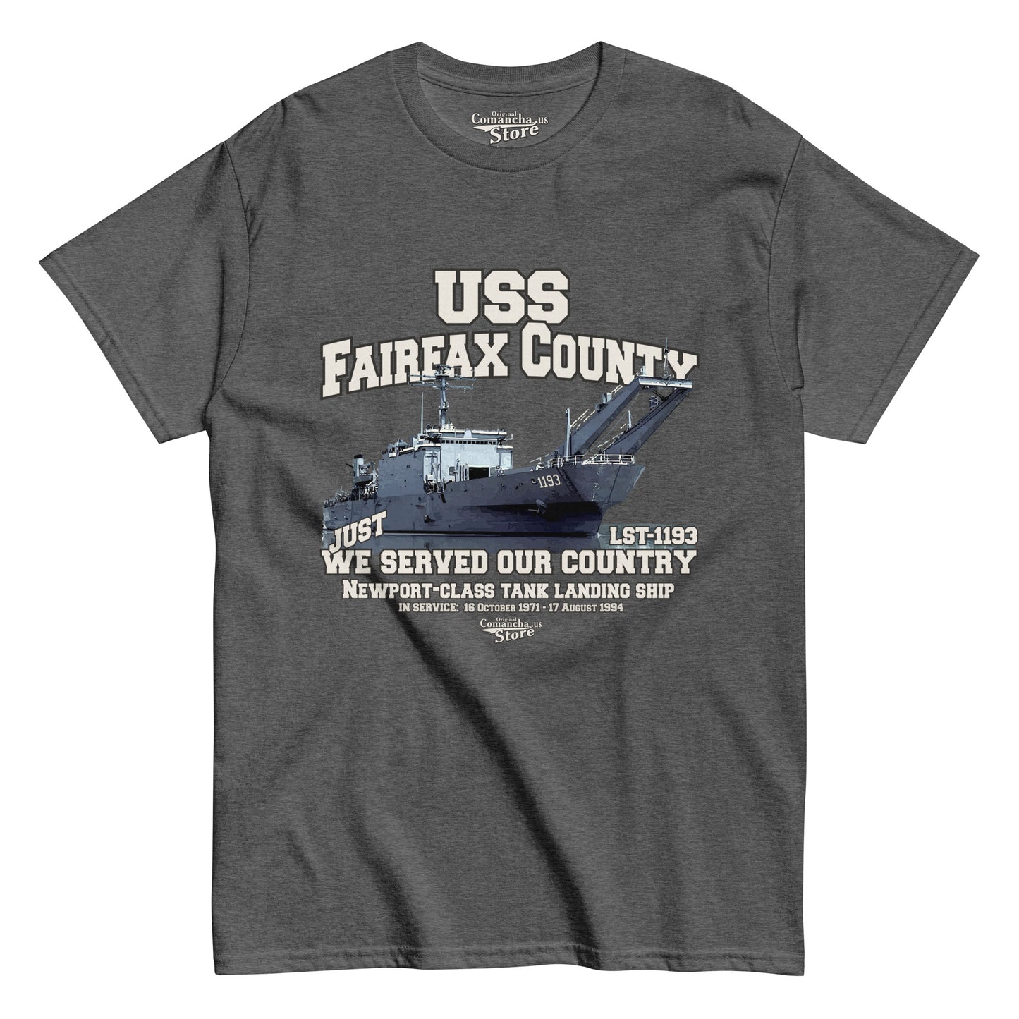 USS Fairfax County LST-1193 t-shirt