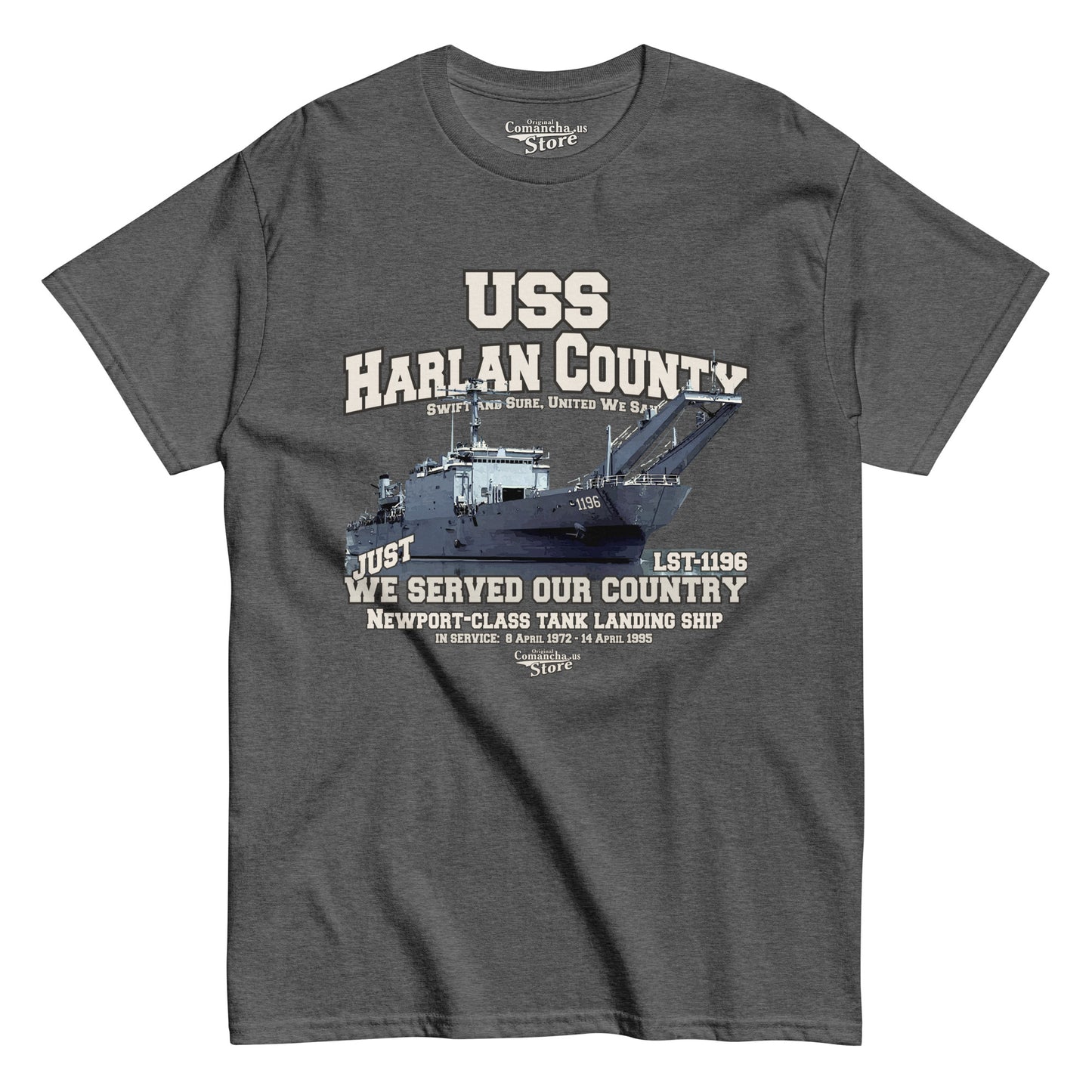 USS Harlan County LST-1196 t-shirt