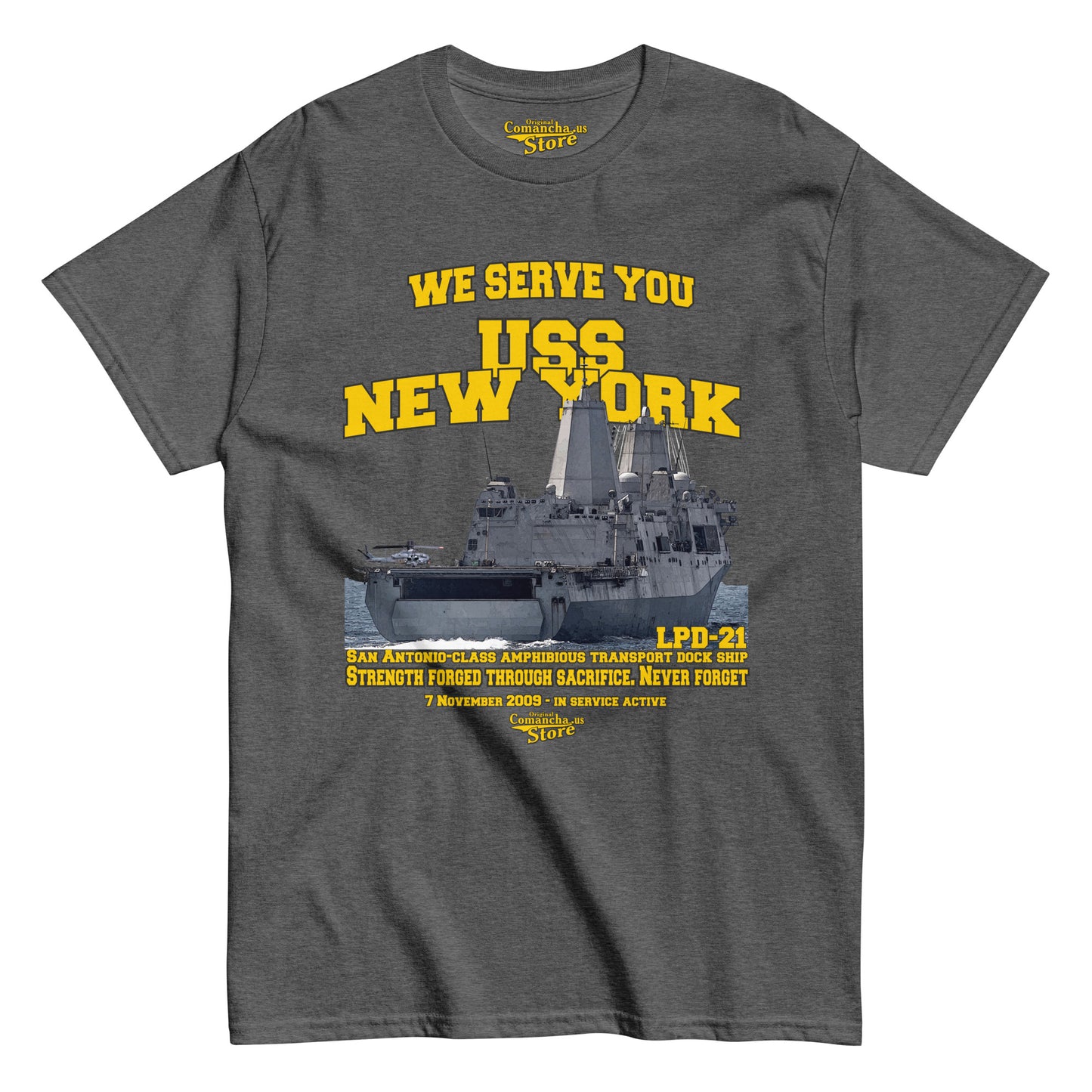 USS New York LPD-21 t-shirt