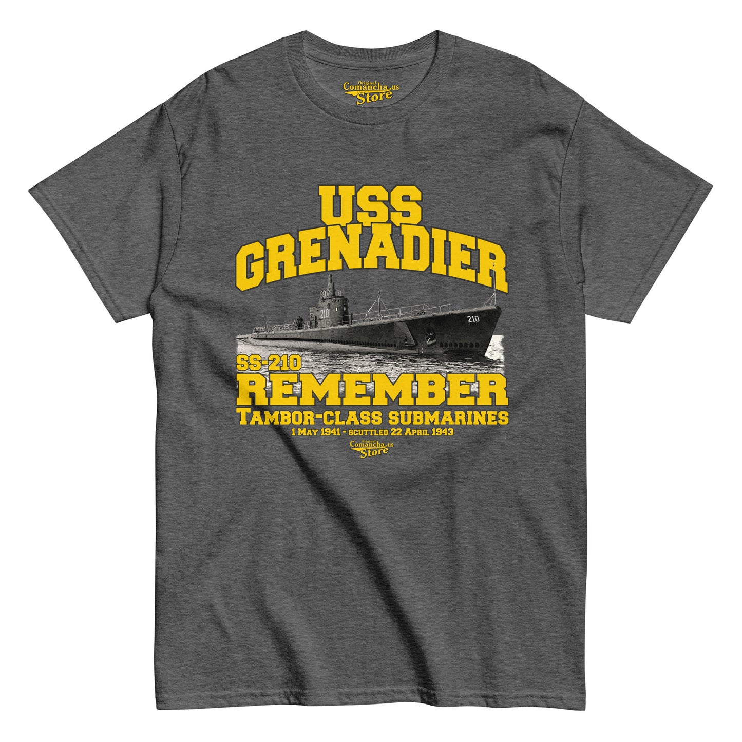 USS Grenadier SS-210 t-shirt