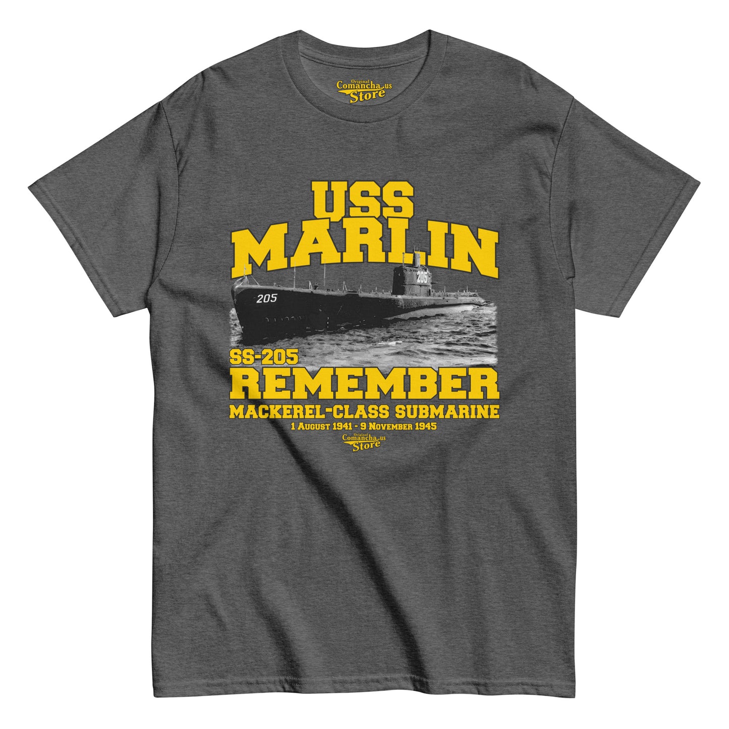 USS Marlin SS-205 Shipmates t-shirt