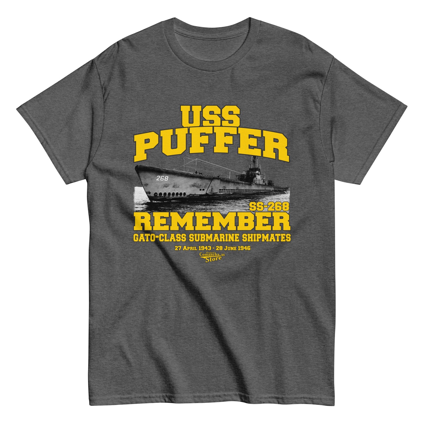 USS Puffer SS-268 shipmates t-shirt