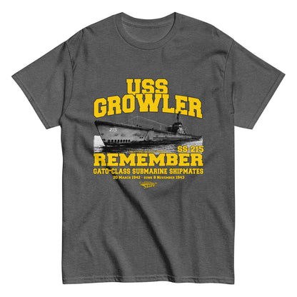 USS GROWLER SSG-577 Submarine t-shirt