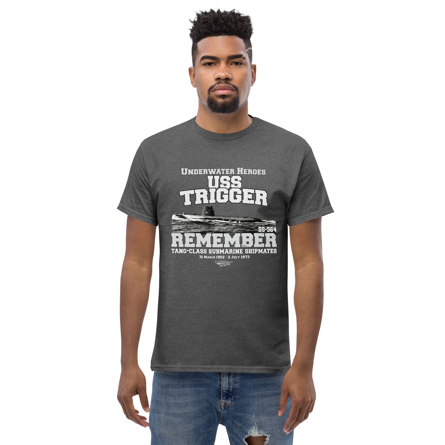 USS Trigger SS-564 submarine t-shirt