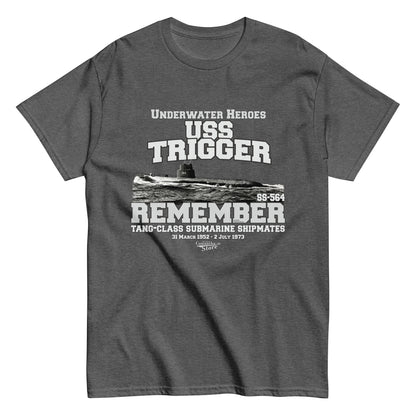 USS Trigger SS-564 submarine t-shirt