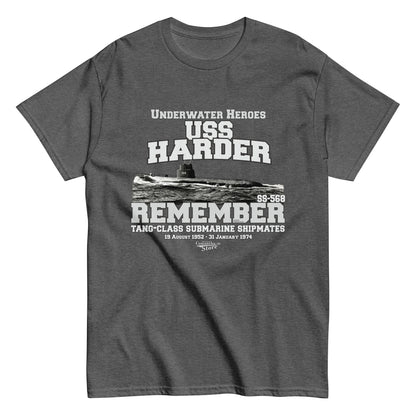 USS Harder SS-568 submarine t-shirt