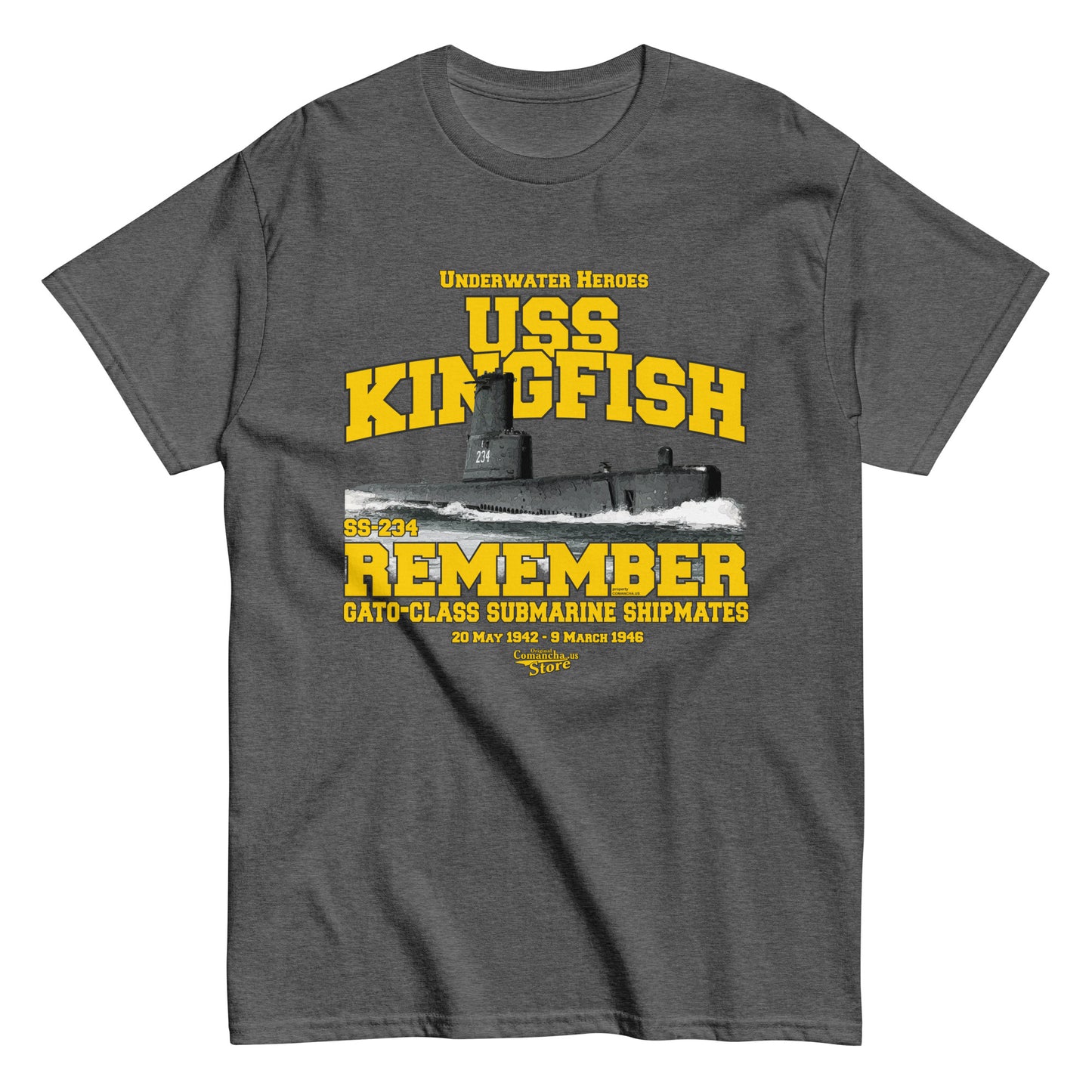 USS Kingfish SS-234 submarine t-shirt