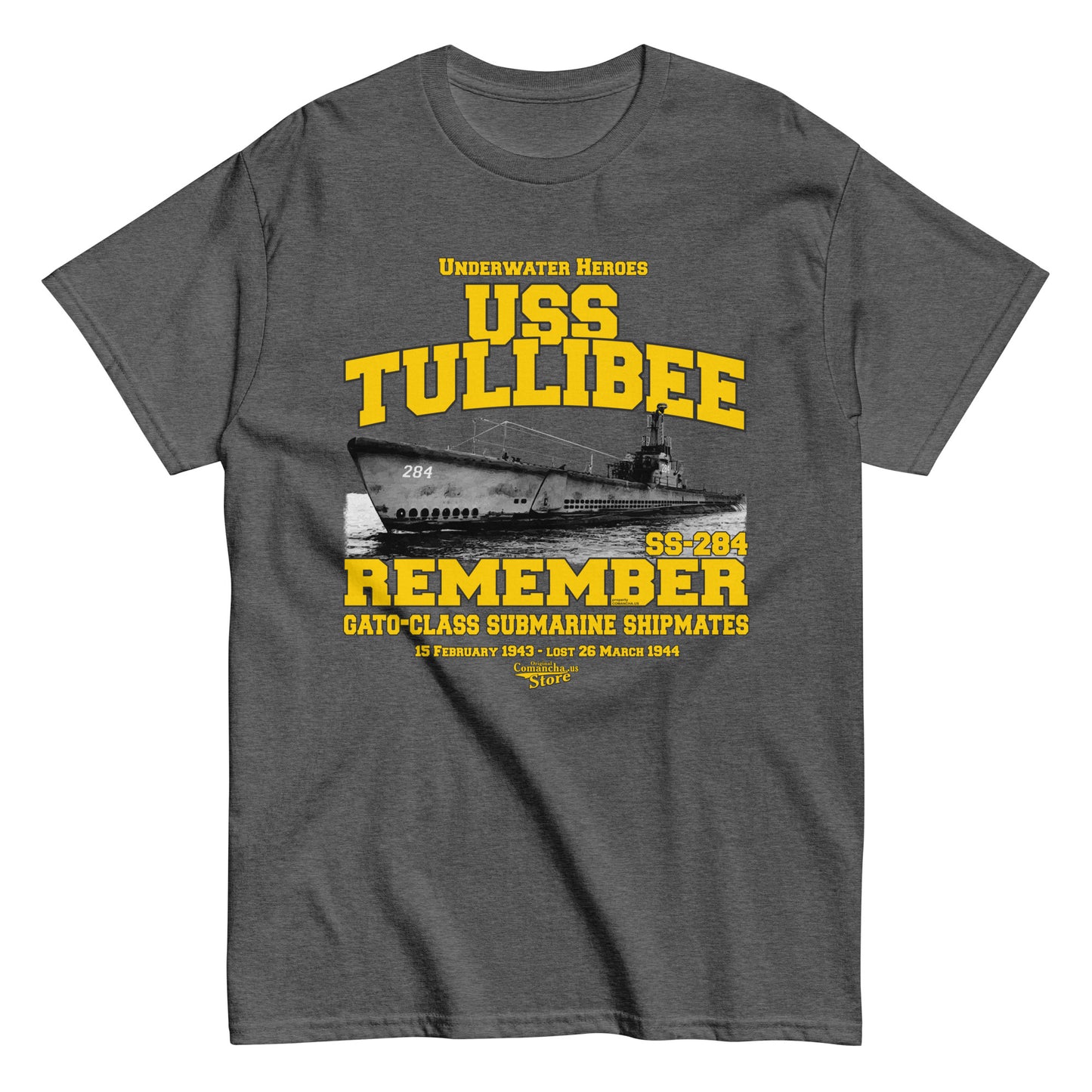 USS Tullibee SS-284 submarine t-shirt