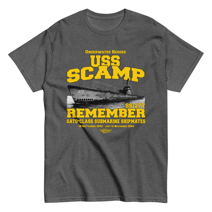 USS Scamp SS-277 submarine t-shirt