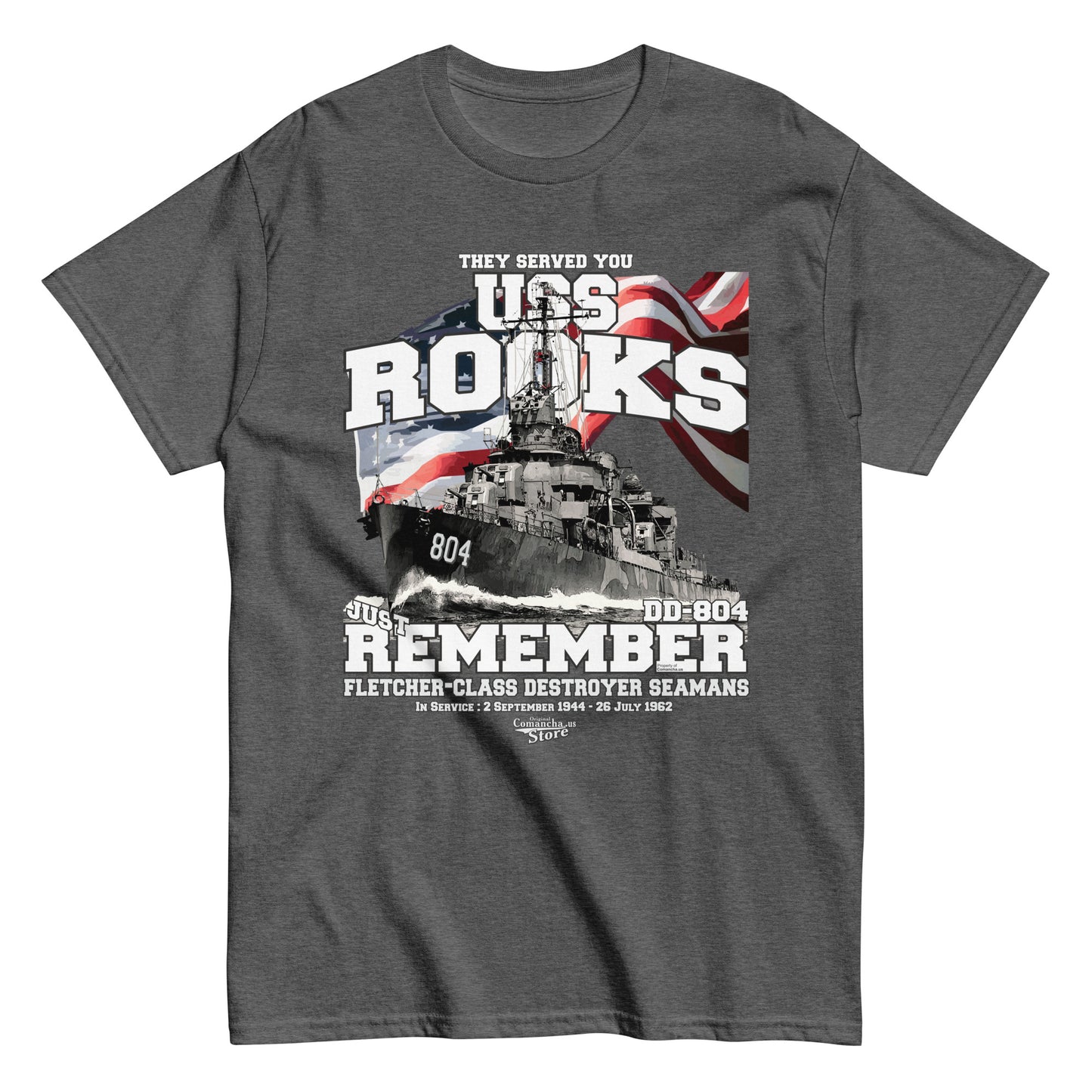 USS Rooks DD-804 Shipmates t-shirt