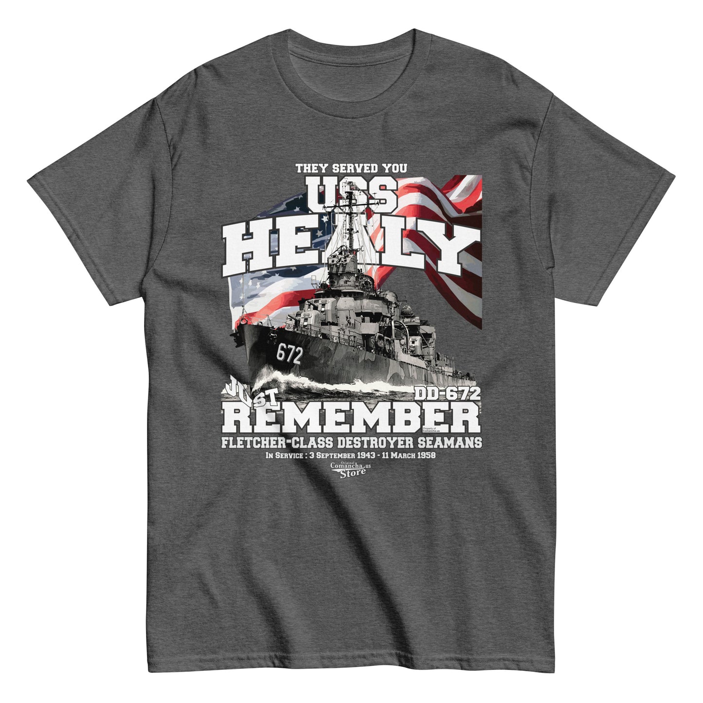 USS Healy DD-672 Shipmates T-shirt