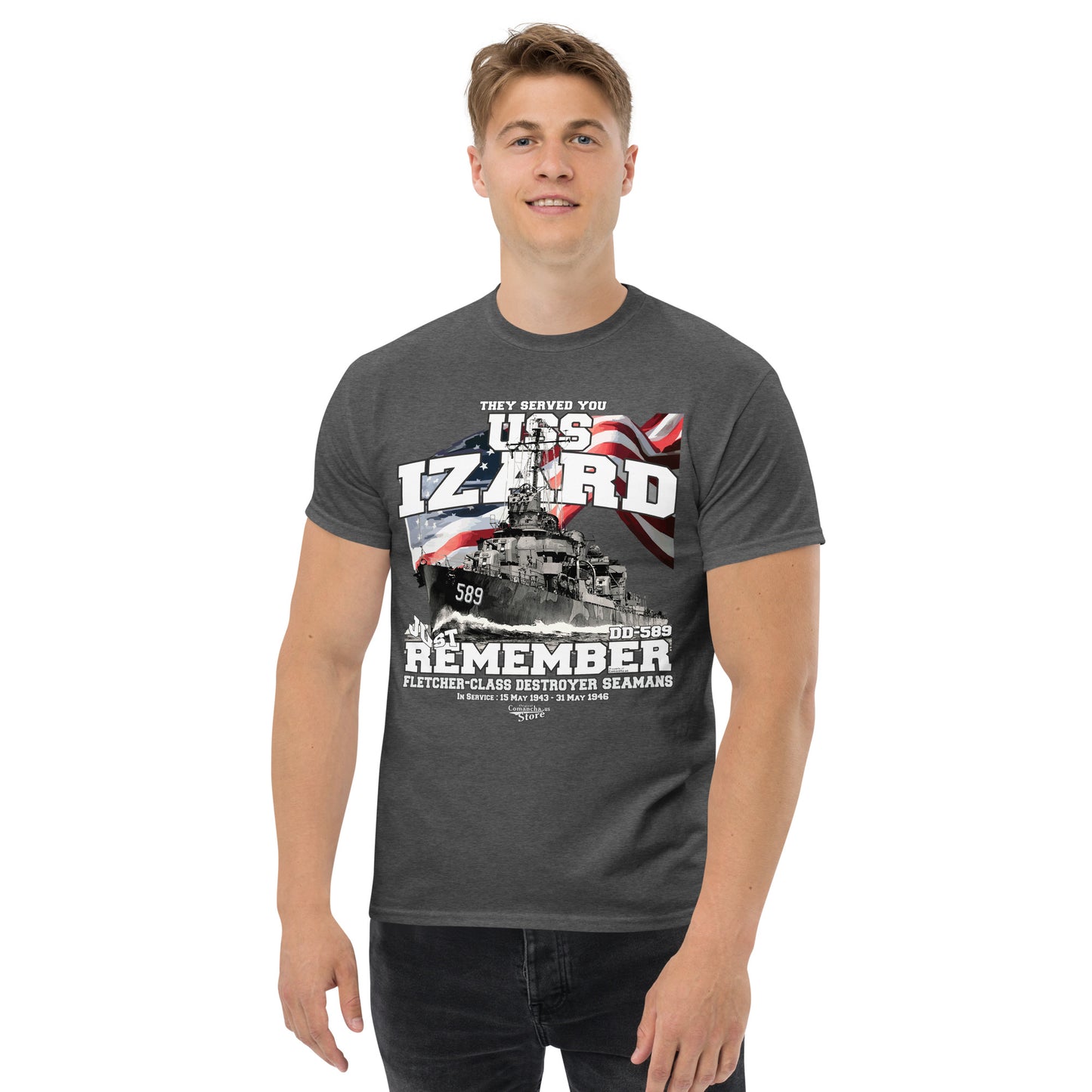 USS Izard DD-589 Destroyer T-shirt