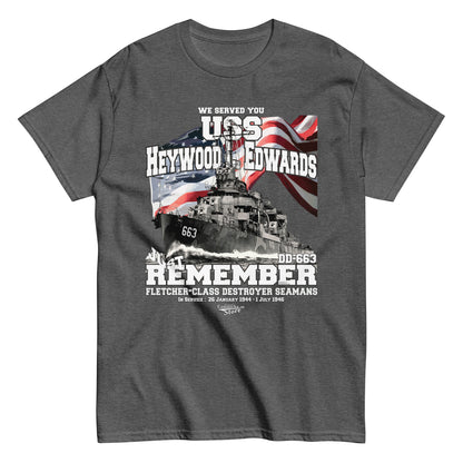 USS Heywood L. Edwards DD-663 Destroyer T-shirt