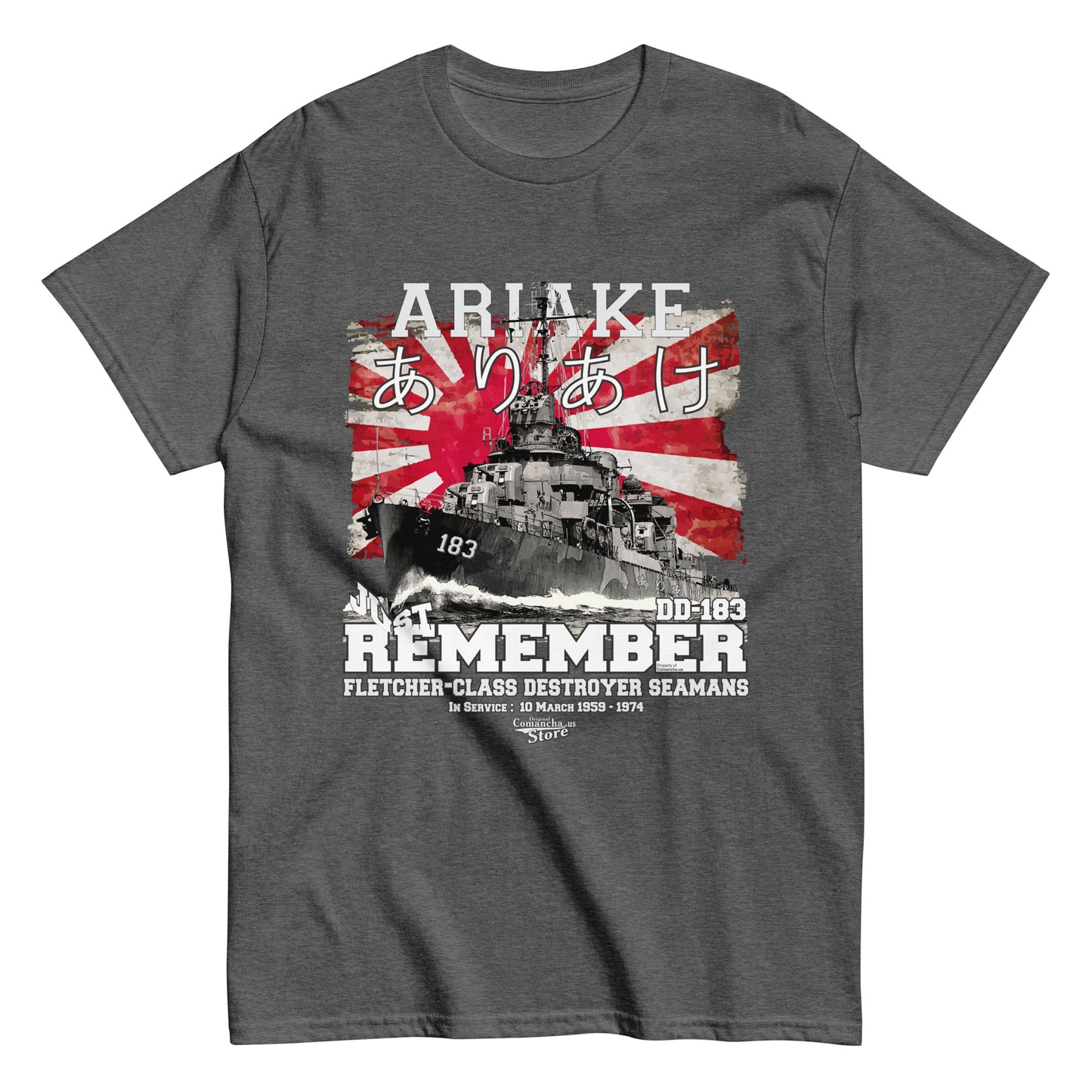 JDS Ariake DD-183 destroyer t-shirt