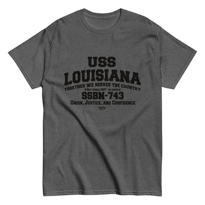 USS LOUISIANA SSBN-733 Submarine Shipmates T-shirt