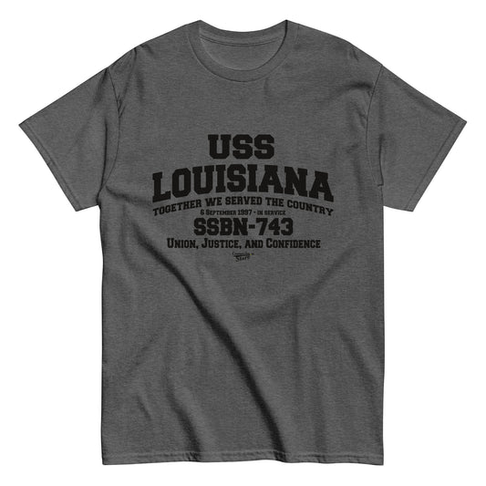 USS LOUISIANA SSBN-733 Submarine Shipmates T-shirt