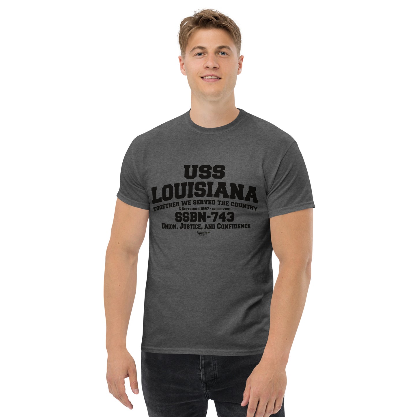 USS LOUISIANA SSBN-733 Submarine Shipmates T-shirt