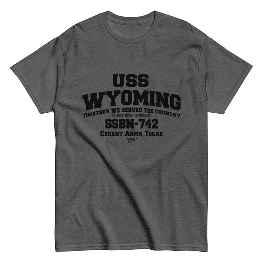 USS WYOMING SSBN-742 Submarine Shipmates T-shirt