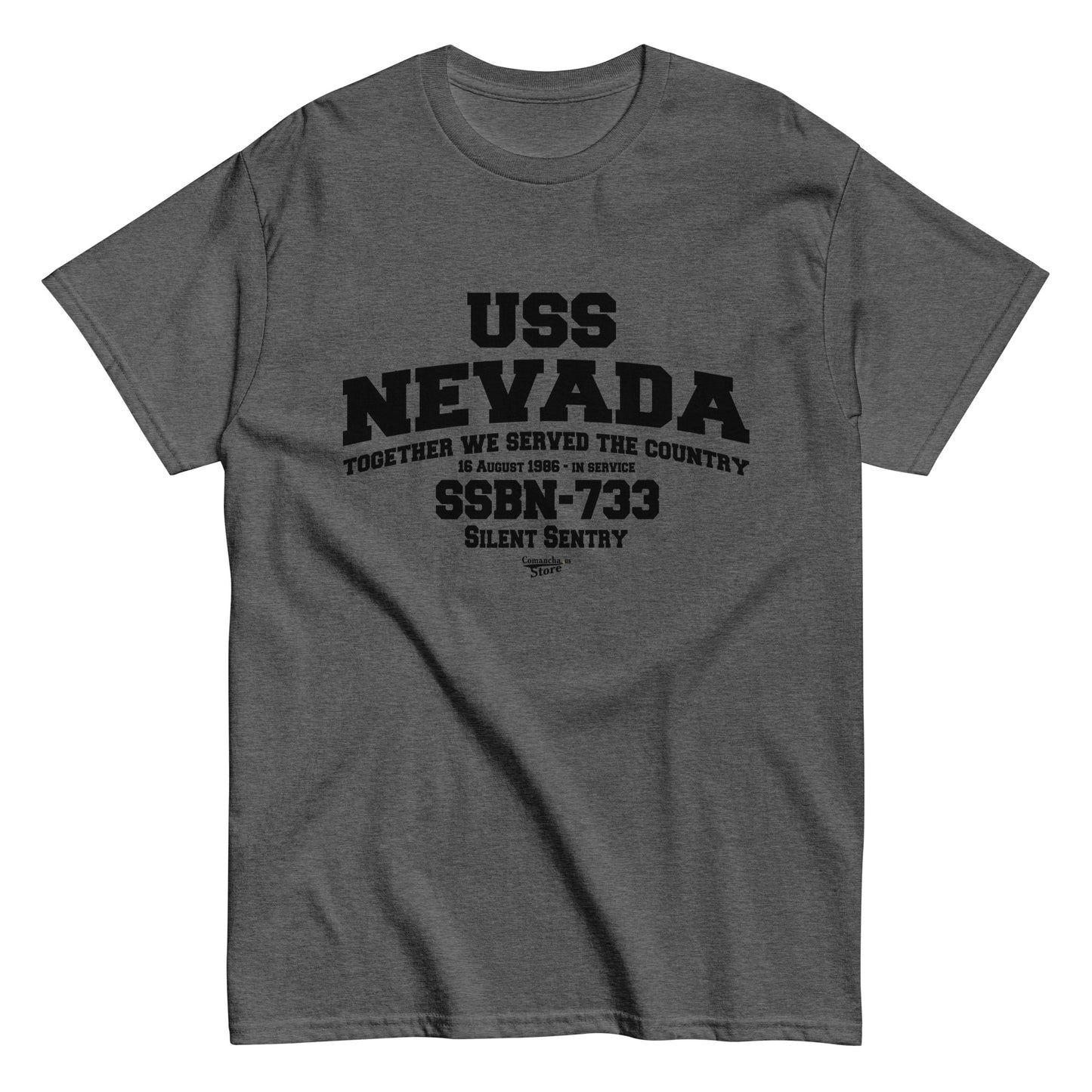 USS NEVADA SSBN-733 Submarine Shipmates T-shirt