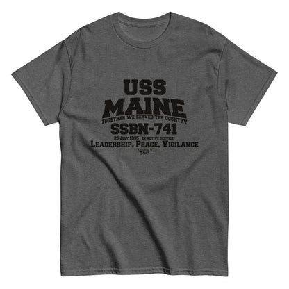 USS MAINE SSBN-741 Shipmates T-shirt