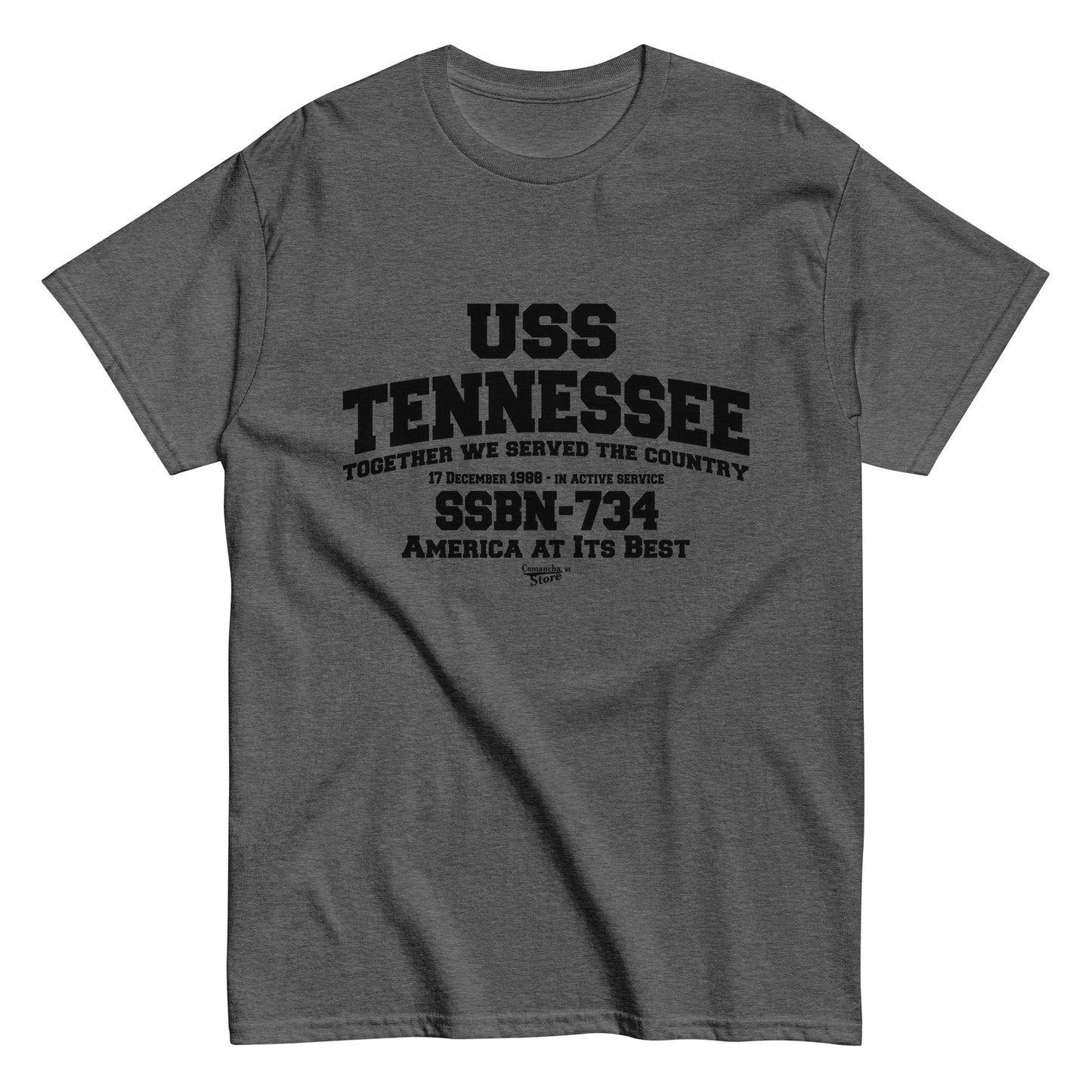 USS TENNESSEE SSBN-734 Shipmates T-shirt