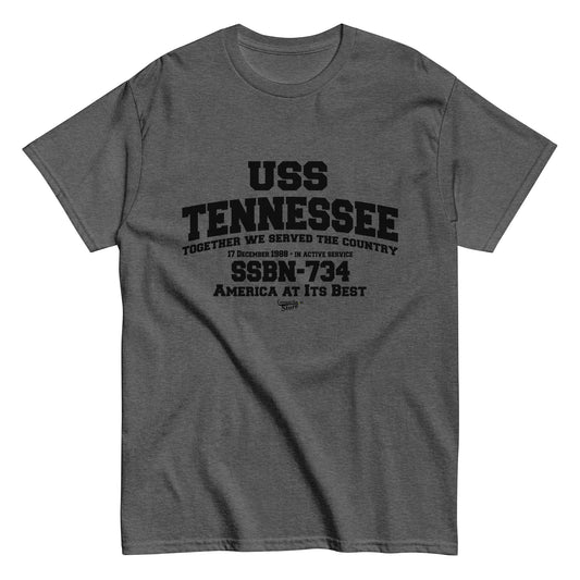 USS TENNESSEE SSBN-734 Shipmates T-shirt