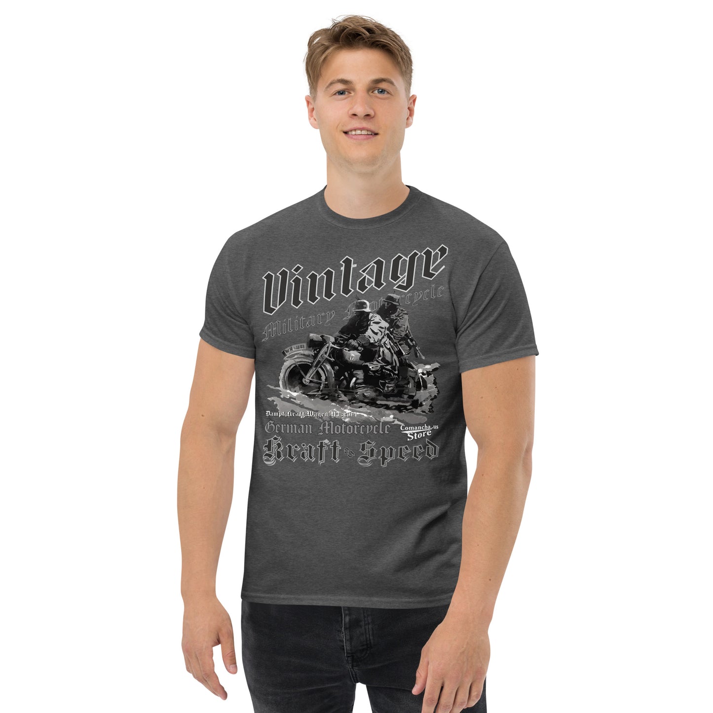 German Military Motorcycle T-Shirt