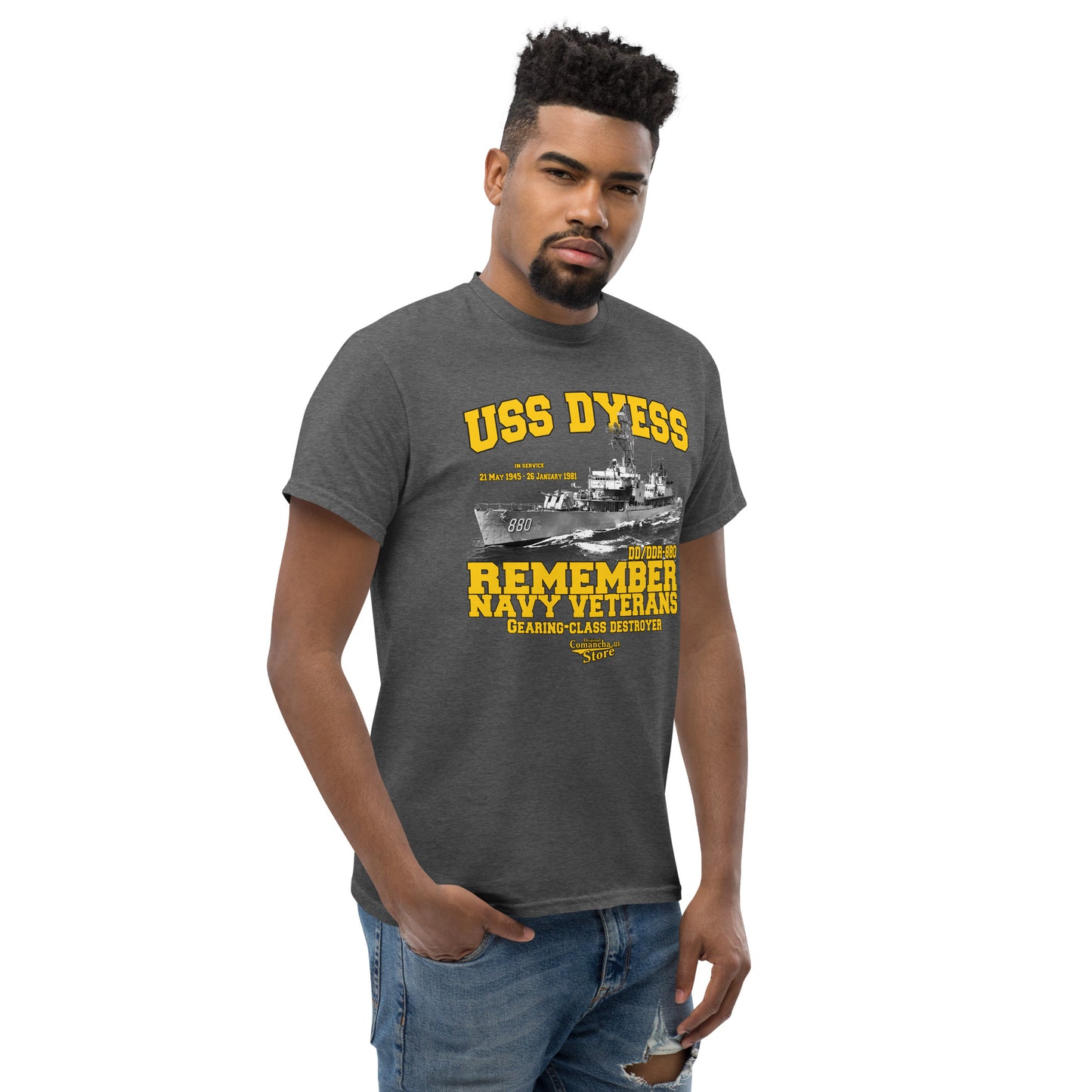 USS Dyess DD-880 Shipmates T-shirt