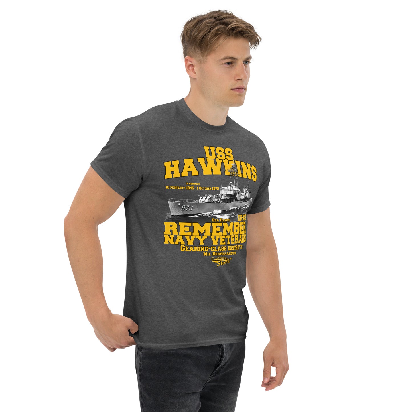 USS Hawkins DD-873 Shipmates tee