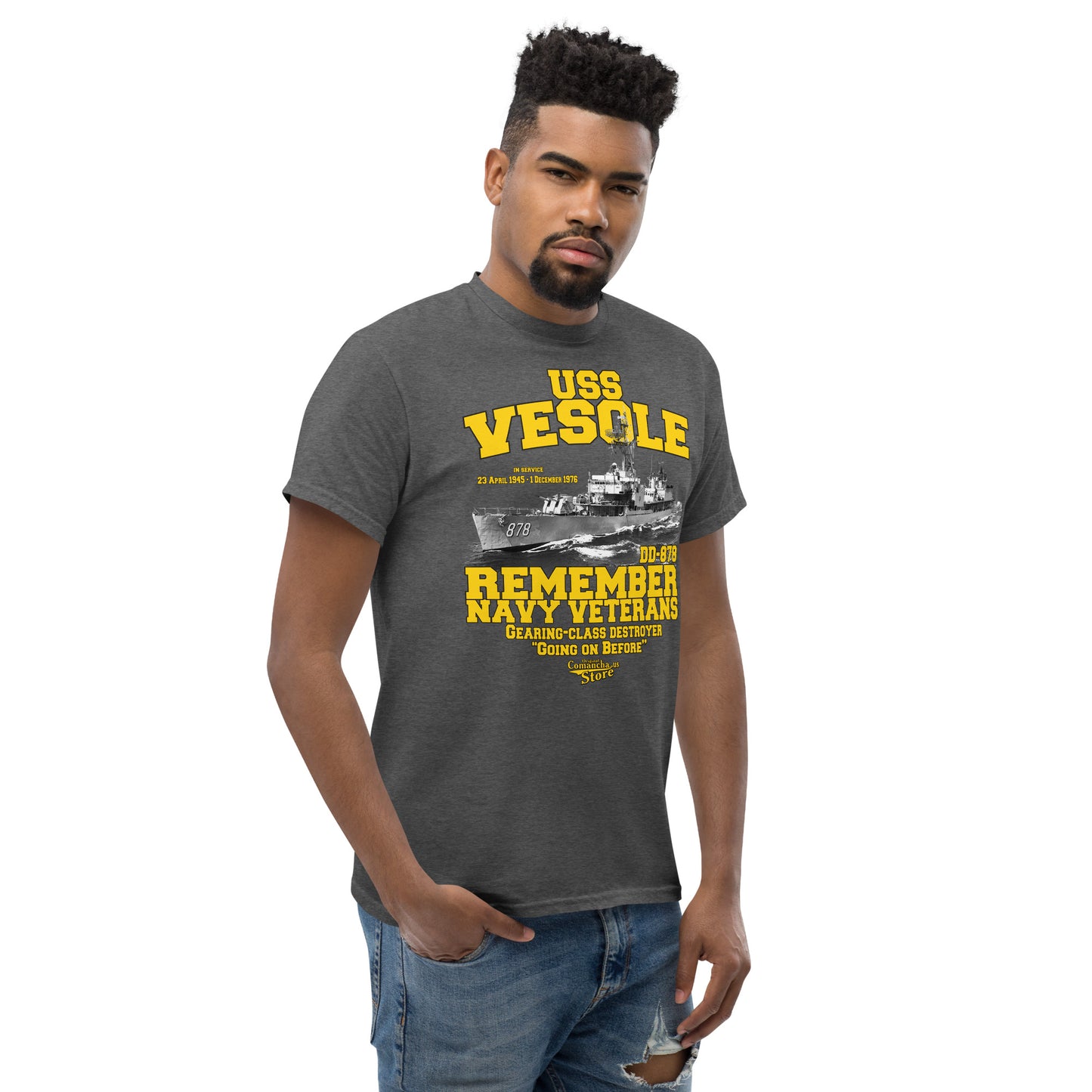 USS Vesole DD-878 Destroyer T-shirt,