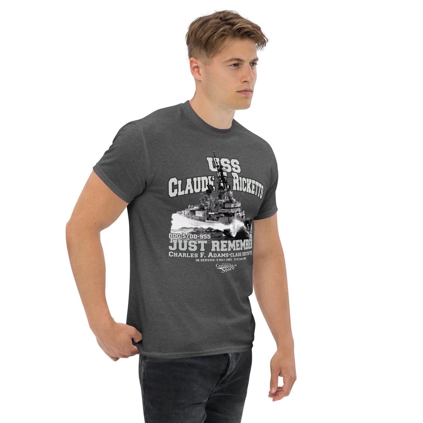 USS Claude V. Ricketts DDG-5 t-shirt