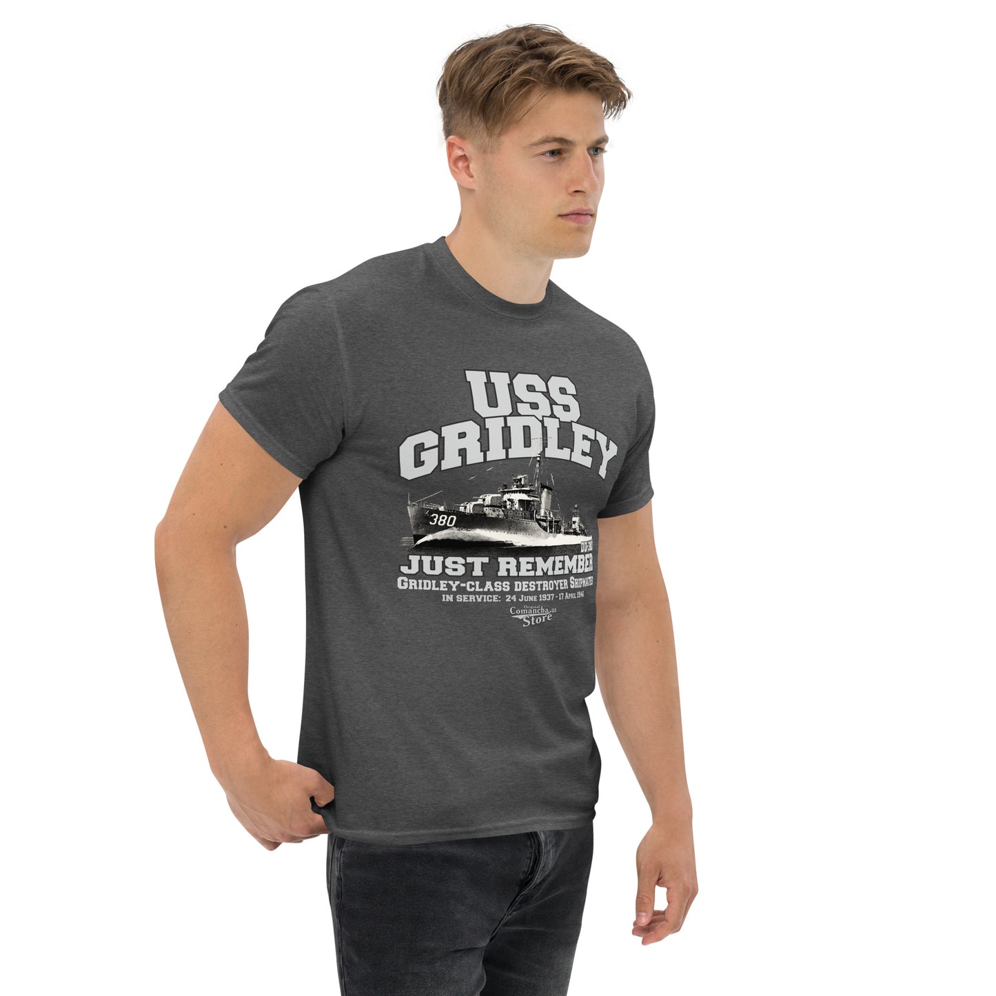 USS Gridley DD-380 Shipmates t-shirt