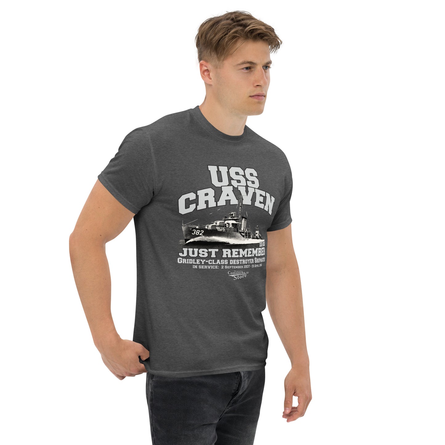 USS Craven DD-382 Shipmates T-shirt