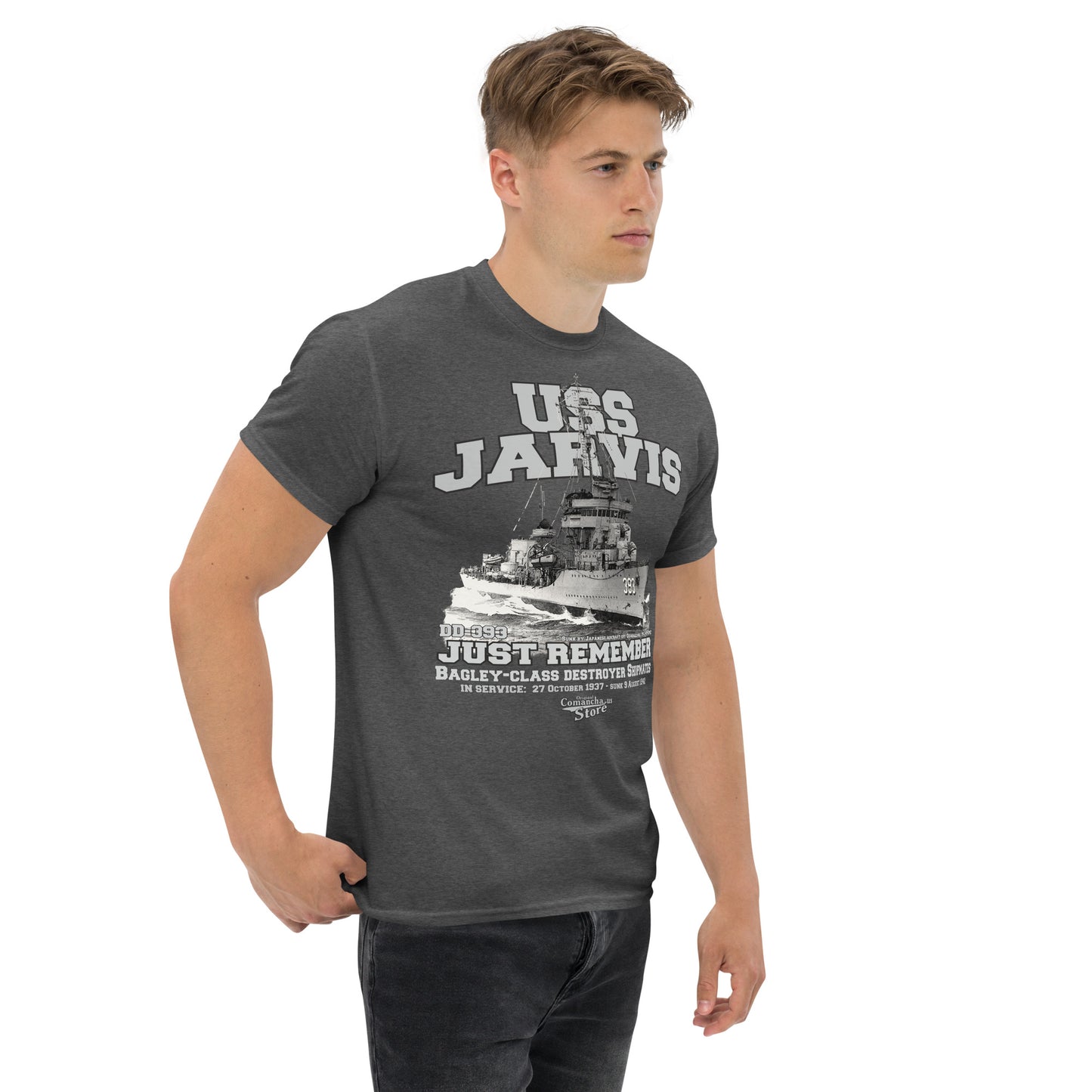 USS Jarvis DD-393 Destroyer t-shirt