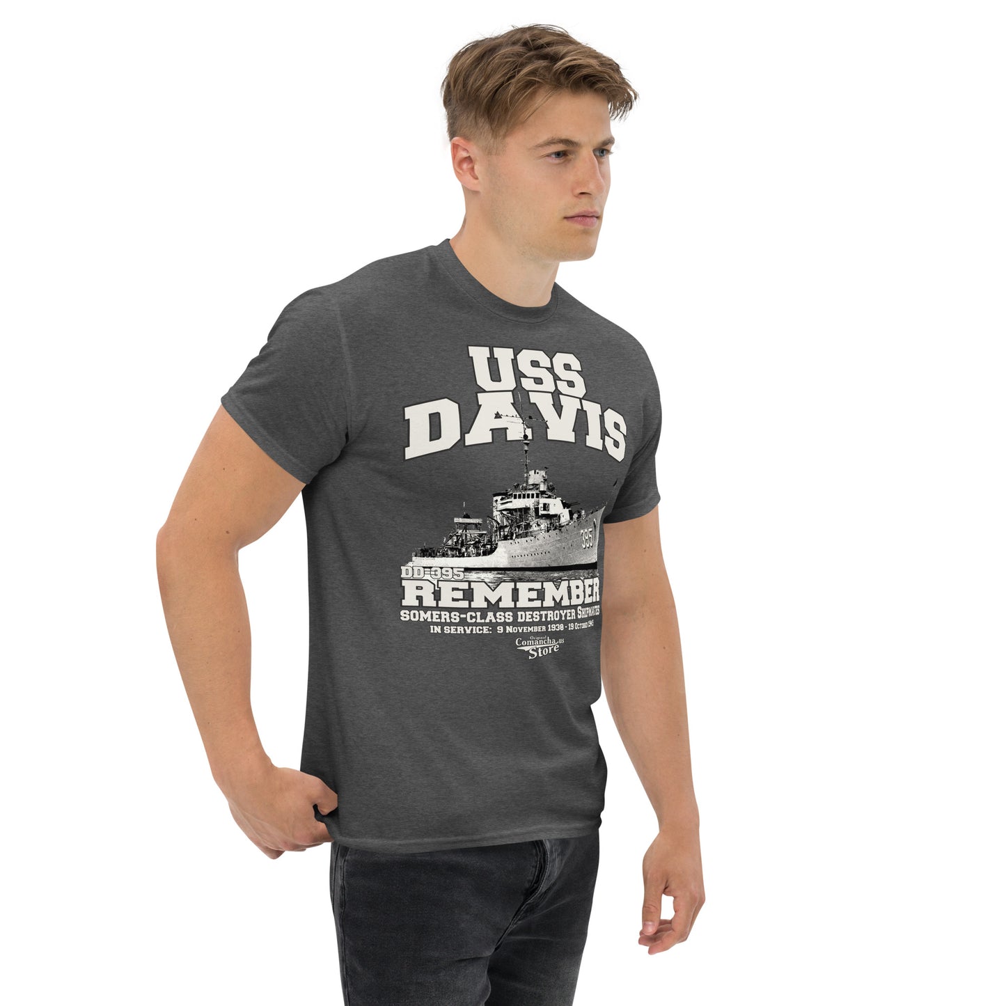 USS Davis DD-395 destroyer t-shirt